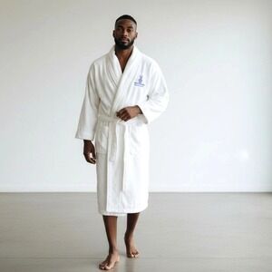 HEAVY LUX⭐️RITZ-CARLTON Bathrobe Terry Cloth Amelia Island Spa Robe MISSING BELT